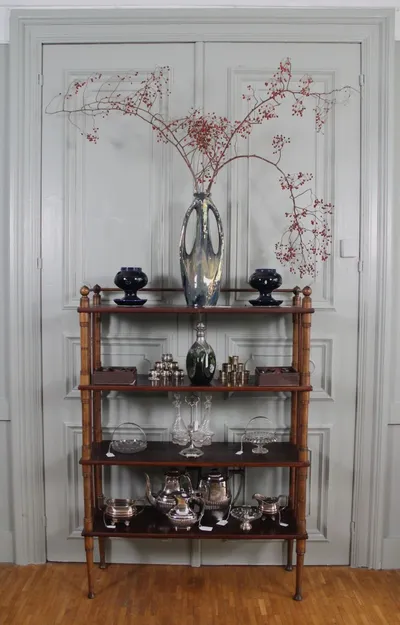 Étagère faux bamboo