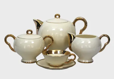 Frans art dèco theeservies