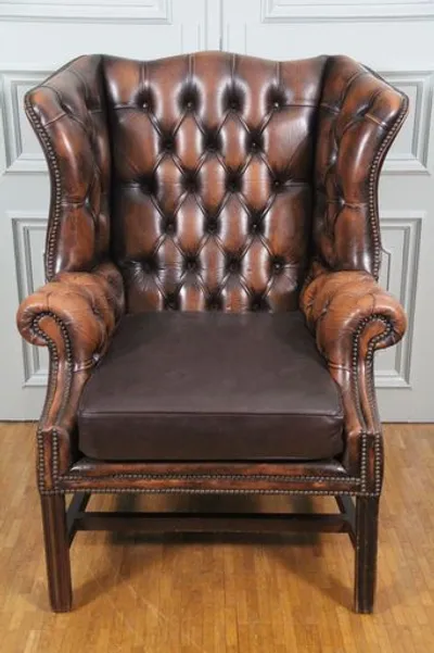 Leder wingchair 2
