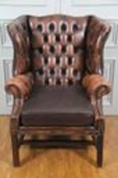 Georgean stijl wing chair thumbnail 1