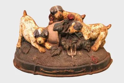 Gietijzer deurstopper (2)