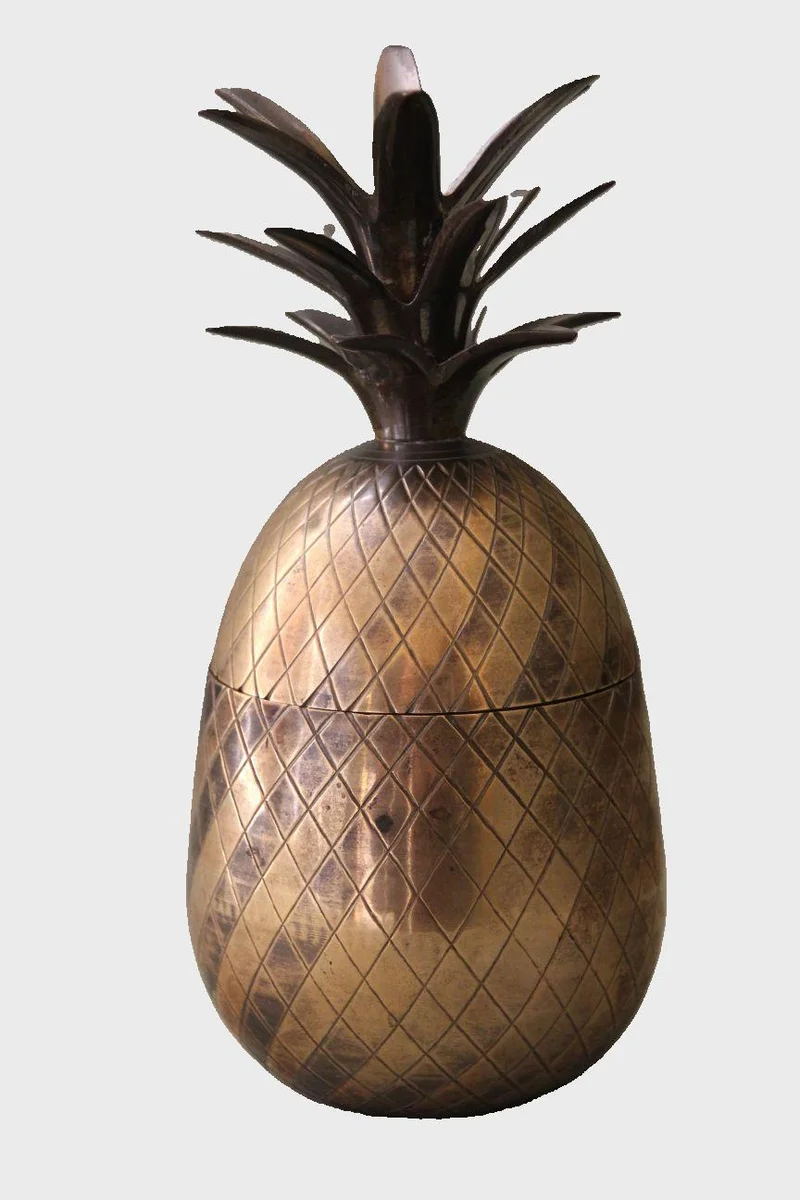 Ijshouder in ananasvorm - Diversen › Varia - €125.00 - Koper dekselpot voor ijsblokjes
25cm hoog
Art Déco periode:ca 1930-1950