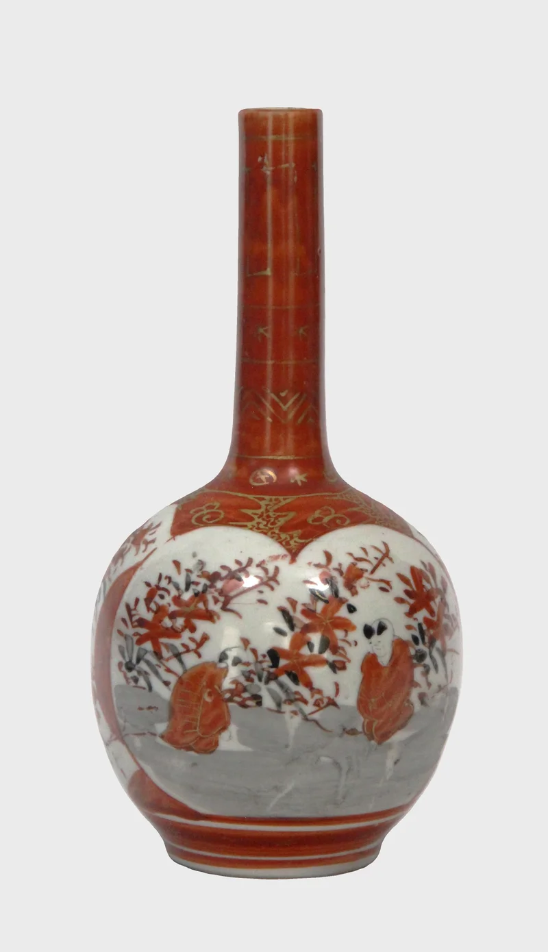 Imari steelvaasje (1) - Porselein › Vazen - €35.00 - 17cm hoog, 8cm diameter
Midden 20e eeuw