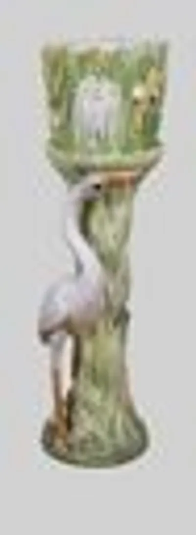 Majolica jardinière op voet thumbnail 2