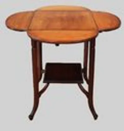 Opklapbaar bijzettafeltje edwardian thumbnail 3