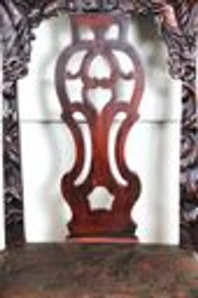 Paar 18e eeuwse halstoelen thumbnail 2