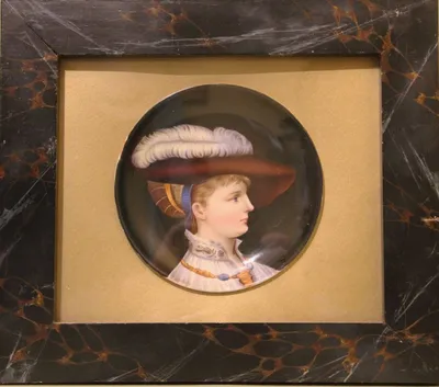 Portret op porselein