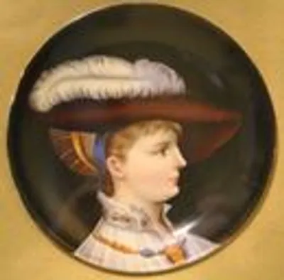 Portret op porselein thumbnail 2