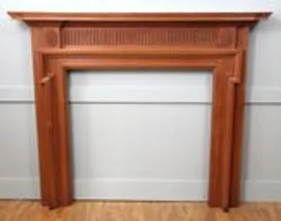 Schouwmantel in grenenhout thumbnail 1