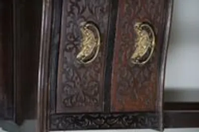 Victoriaans cabinet in Chippendale stijl thumbnail 5